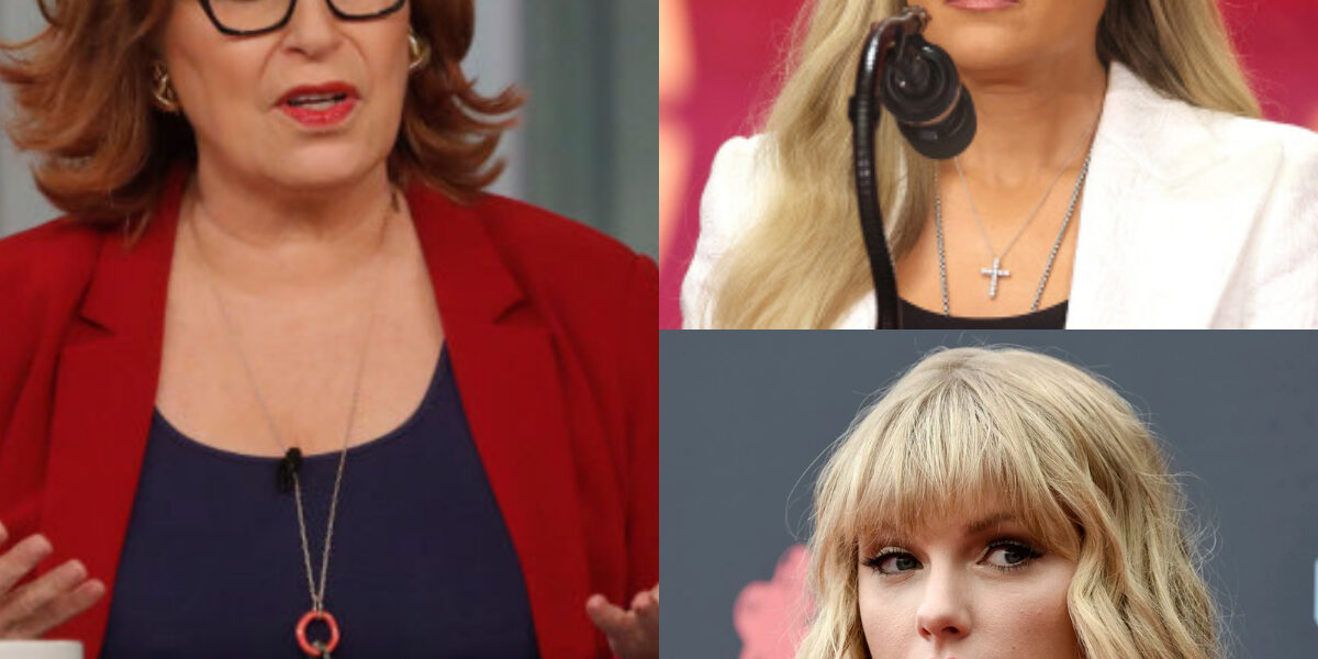 “Sit down, Barbie.” — Joy Behar suddenly criticized Erika Kirk, calling her a “T.R.U.M.P. puppet” on live air. But just a few minutes later, before Erika could react, Taylor Swift spoke up — not to put her down, but to defend her. With calm and sincerity, Taylor Swift turned to Joy and spoke a profound truth that silenced the entire studio. Erika Kirk sat there, eyes wide with shock, while the audience stood up — not to cheer for Joy, but to applaud the singer who had stood up to injustice and turned an attack into a lesson in respect and integrity.
