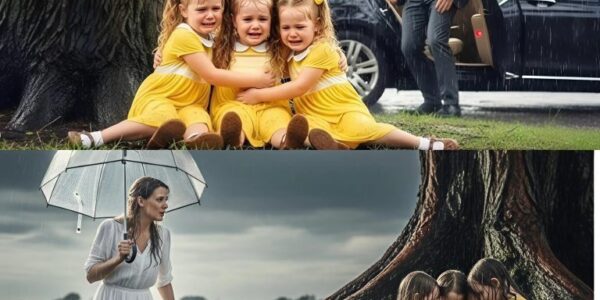 He Came Home Unannounced and Found His Triplets Abandoned by His New Wife in the rain…