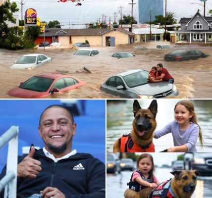 BREAKING NEWS: Roberto Carlos pledges $1 million to support the dog unit that saved a little girl from the devastating Texas floods and reveals the truth after a long time....